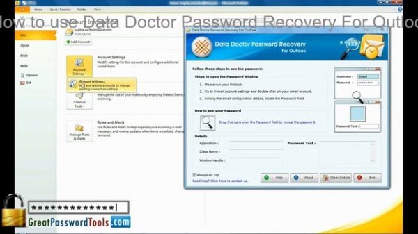 Restore Forgotten password of Outlook Mail Server