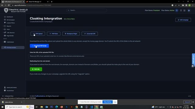 Trafficshield.io - PHP Upload Method смотреть онлайн