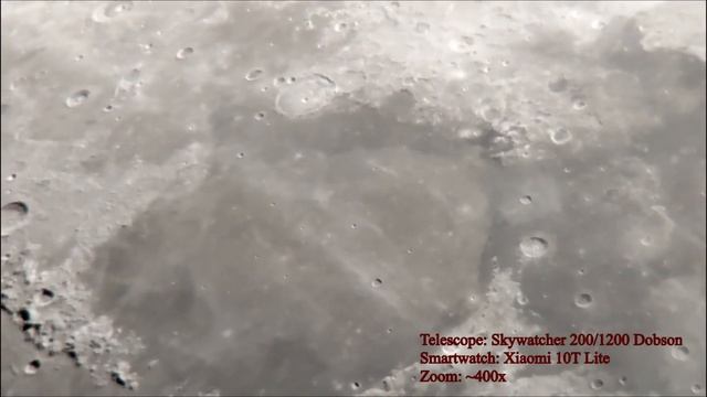 Skywatcher 200/1200 Dobsonian Telescope Moon Walk with a Smartphone смотреть онлайн
