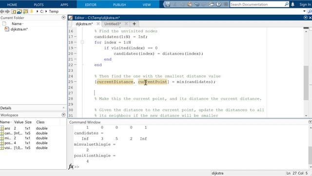 Dijkstra's Algorithm - Matlab Formulation смотреть онлайн