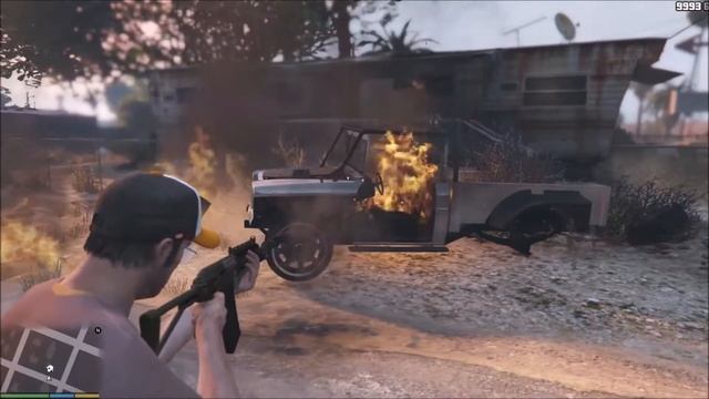 Обзор модов для GTA V (Native Trainer, Ragdoll). смотреть онлайн