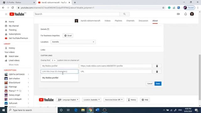 How to add your Roblox profile on your YouTube Banner! смотреть онлайн
