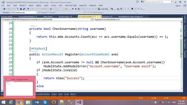 Data Validation in ASP.NET MVC Database First смотреть онлайн