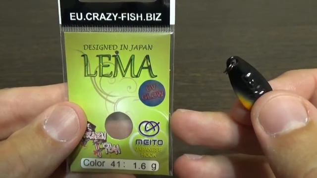 Видеообзор колеблющейся блесны Crazy Fish Lema по заказу Fmagazin смотреть онлайн