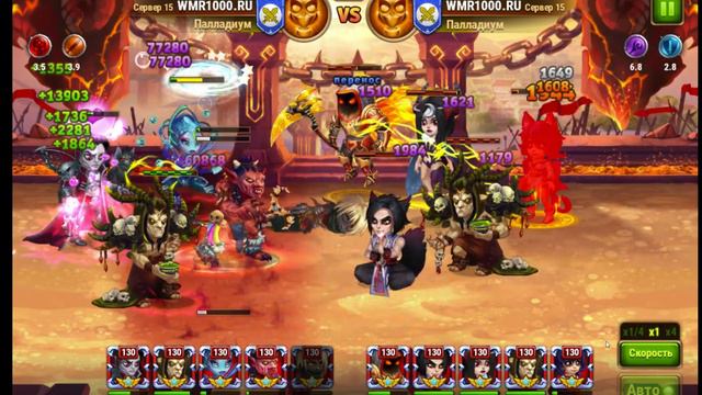 Пачка героев Астарот Сатори Селеста Йорген Лиэн игра Хроники Хаоса тест и сравнение Hero Wars смотреть онлайн