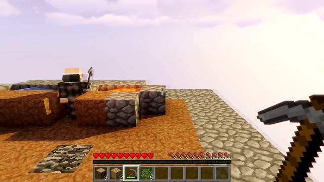 ПРО УЧИТ ВЫЖИВАТЬ НУБА НА ОСТРОВЕ SKYBLOCK! НОВОЕ НАЧАЛО! MINECRAFT #2 смотреть онлайн