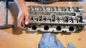 Рассухариваем клапана без спец инструмента.На примере ГБЦ x18xe.Opel Vectra B.