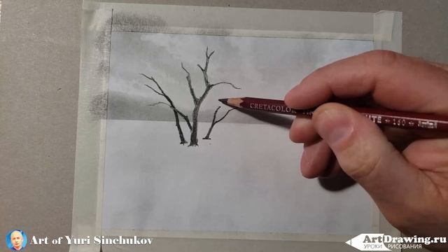 как нарисовать пейзаж draw a landscape смотреть онлайн