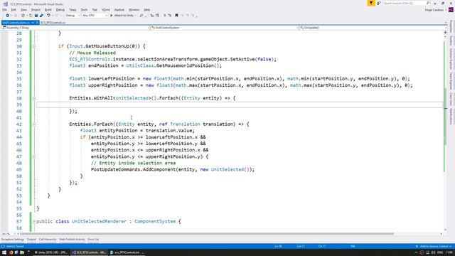 Control Units and Give Orders in Unity ECS! смотреть онлайн