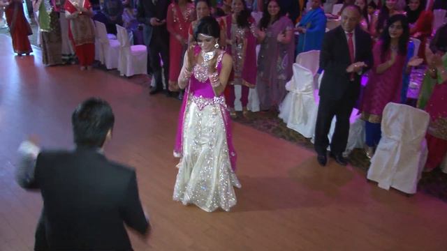 Mankiran + Parminder Recption entrence смотреть онлайн