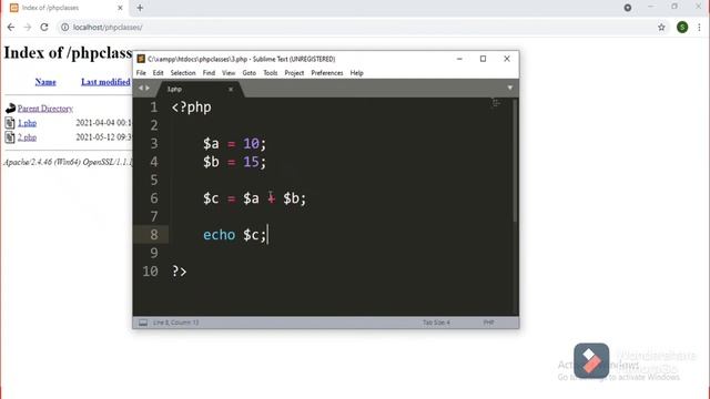 Program for adding two numbers in php | php me 2 numbers ko add karne ka program | CodingSeekho смотреть онлайн