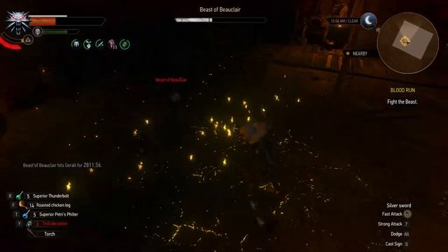 How to beat the BEAST OF BEAUCLAIR on ANY DIFFICULTY – Top 10 toughest bosses in WITCHER 3: #1 смотреть онлайн