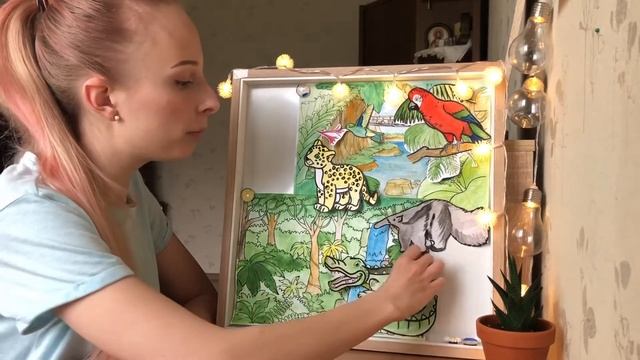 Сказка о Южно-американских животных «Малыш ягуар и хитрые пираньи» смотреть онлайн