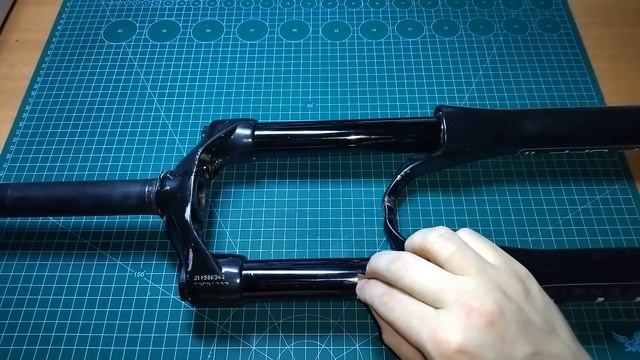 Bicycle fork anodizing repair / Ремонт покрытия на ноге у велосипедной вилки смотреть онлайн