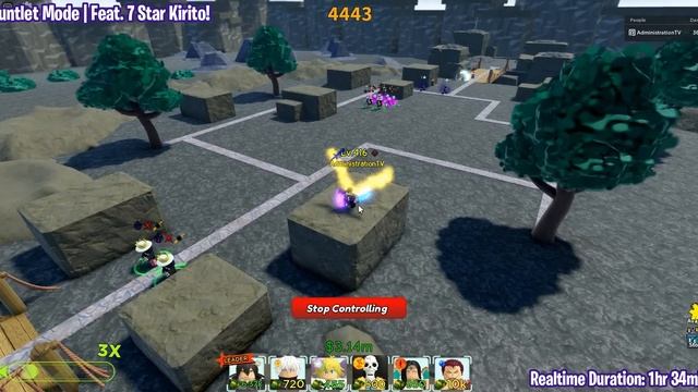 New 7 Star Kirito in Gauntlet Mode (11k+ Seconds!) Solo Gameplay | All Star Tower Defense смотреть онлайн