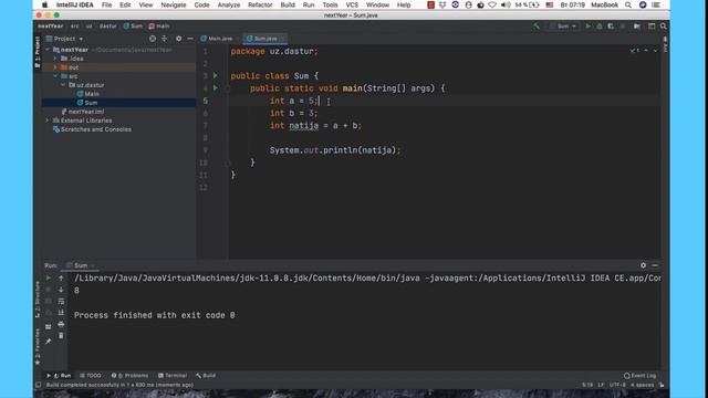 1. Java dasturlashdan boshlang'ich tushunchalar смотреть онлайн