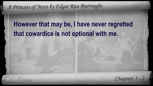 A Princess of Mars by Edgar Rice Burroughs Chapters 01 - 02 смотреть онлайн