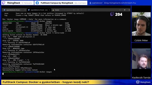 Docker a gyakorlatban - hogyan kezdj neki? | RisingStack | s02e06 смотреть онлайн