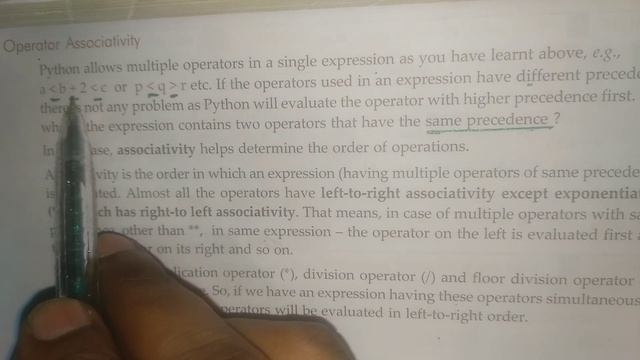 Operator Precedence & Associativity #python. | preparation for NCERT/CBSE | Part 11| #associativity смотреть онлайн