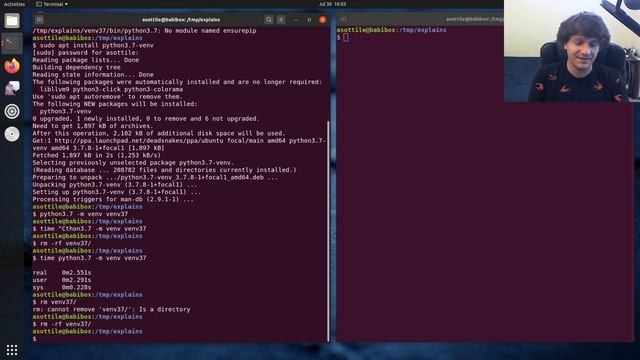 a virtualenv from nothing! (beginner - intermediate) anthony explains #072 смотреть онлайн