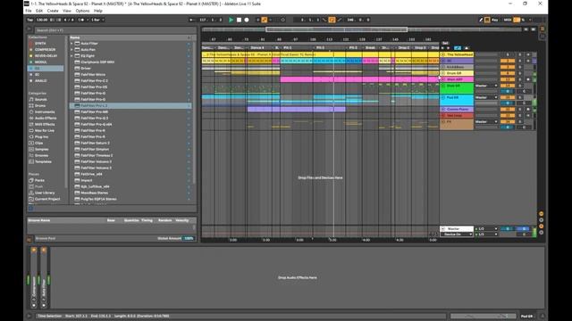 Techno проект в стиле The YellowHeads & Space 92 написанный в Ableton Live 11 смотреть онлайн