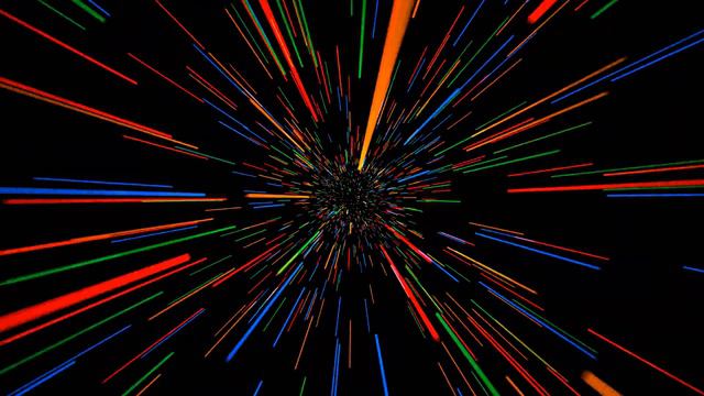 4K Neon Colorful Tunnel Abstract Background Video Lines Pattern - Trippy Visuals Screensaver смотреть онлайн
