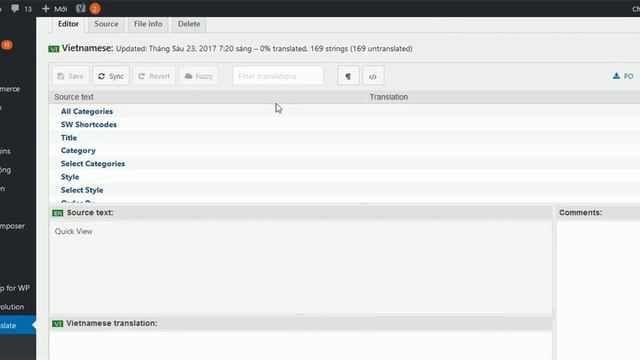 How to Translate SW WooCommerece in Revo WordPress Theme? смотреть онлайн