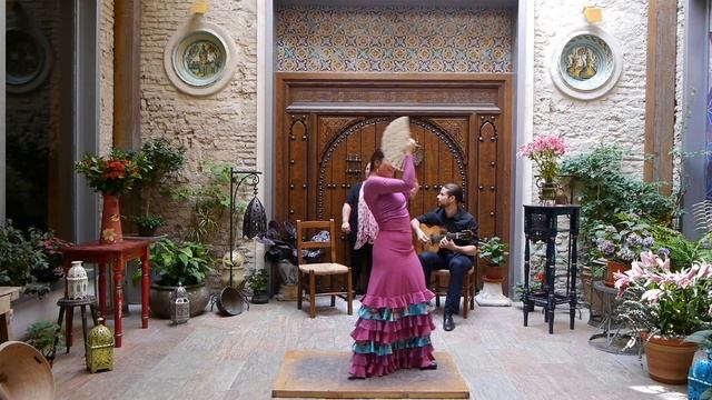 Baile Flamenco - Casa De La Memoria - Baile Por Guajira Con Abanico