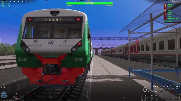 Trainz Railroad Simulator 2019 сценарий "Электричка до Приуралья"