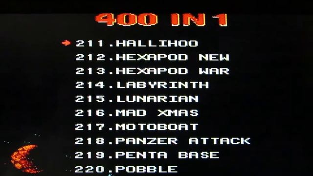 Sup Game Box 400 In1 (Retro Handheld) Game List LPOS