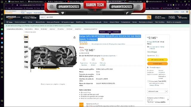 RODE TUDO NESSA PLACA DE VIDEO TOP RTX 2060 É A MELHOR OPÇÃO HOJE! смотреть онлайн