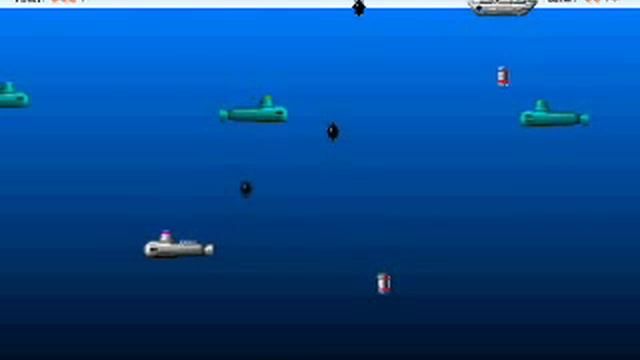 A Interesting Game called SUBMARINE BATTLE смотреть онлайн