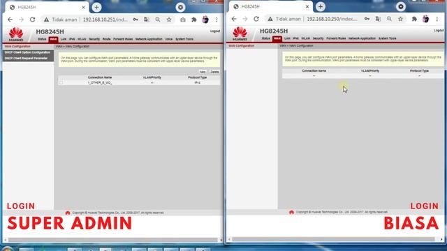 Super Admin Huawei Hg8245h - Akses Password Login