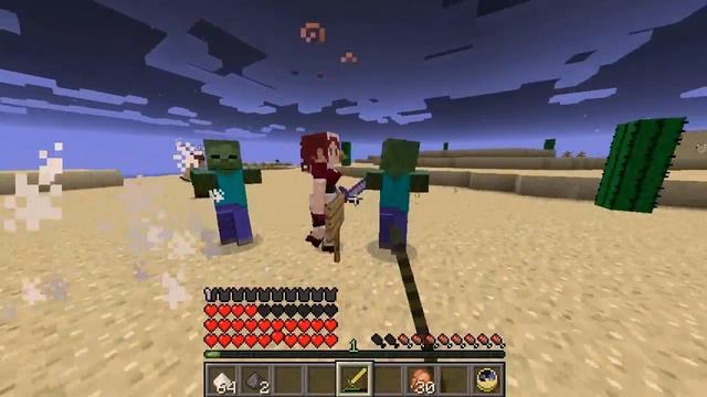 Minecraft STONE MASK! Vampire Powers! смотреть онлайн