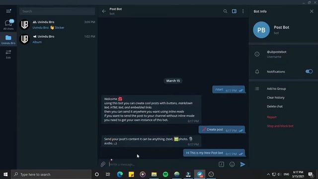 How to make a Telegram Post Bot in Sinhala смотреть онлайн