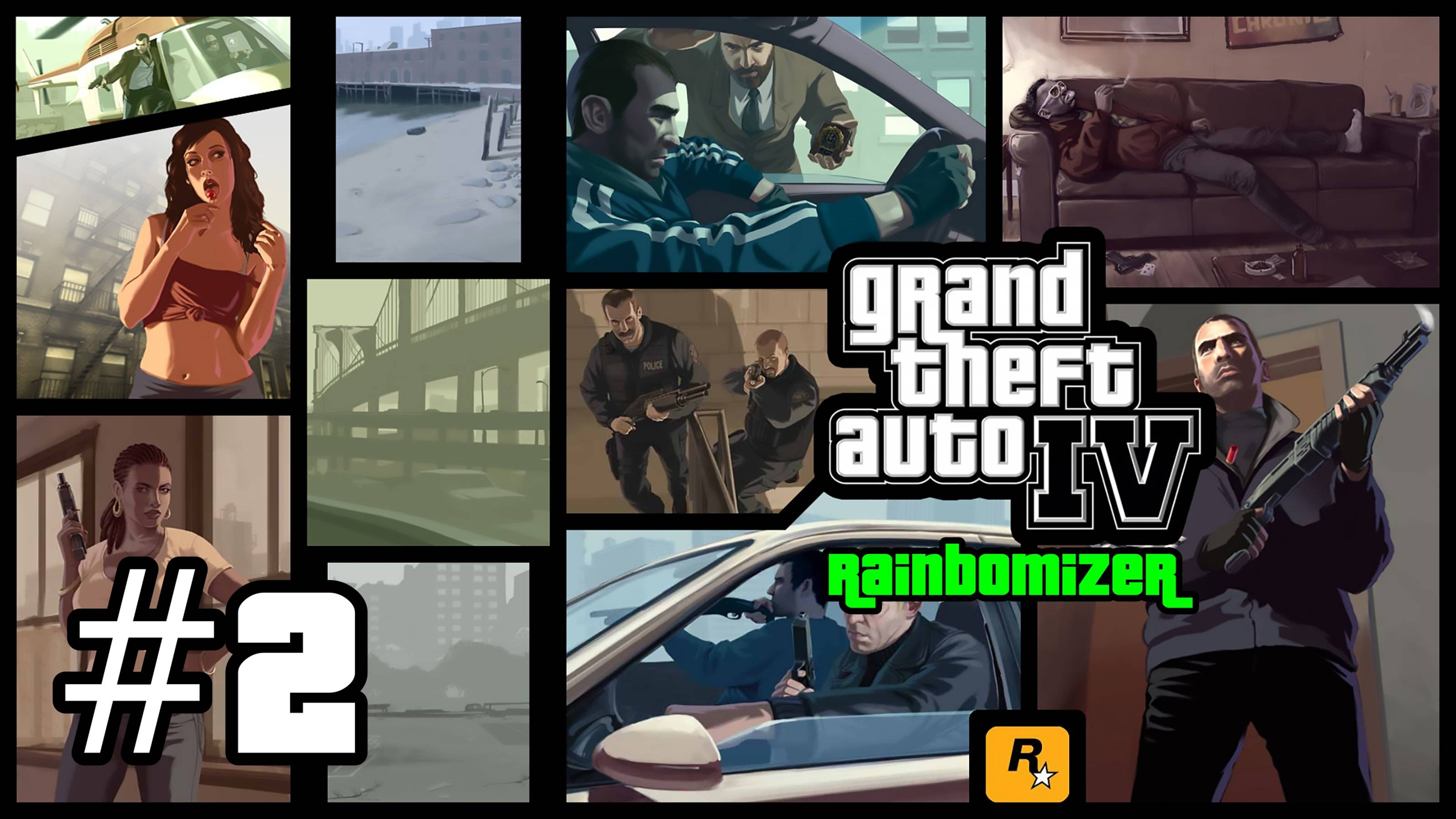Grand Theft Auto 4: Rainbomizer/Randomizer - Реквием на Ракете #2 (100%) смотреть онлайн