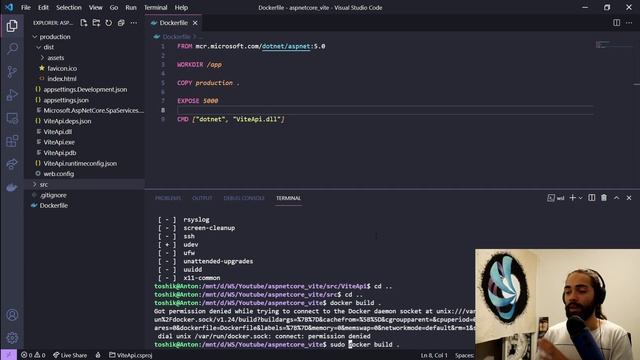 AspNetCore Api + Vitejs + Vuejs Publishing to GCP using Docker смотреть онлайн