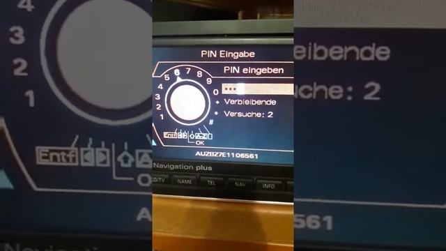 Вводим код разблокировки раскодировки Audi rns-e rnse rns e navigation plus code снять убрать safe смотреть онлайн