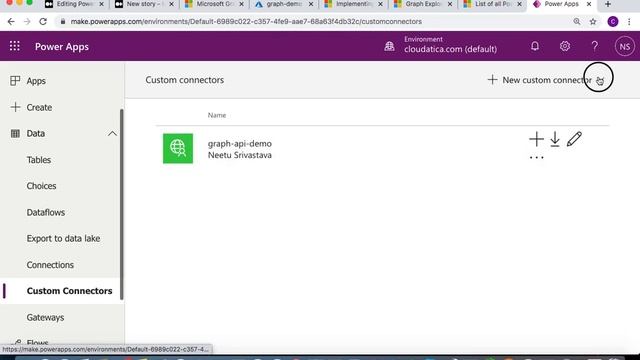 Power Apps Custom Connector using Microsoft Graph APIs смотреть онлайн