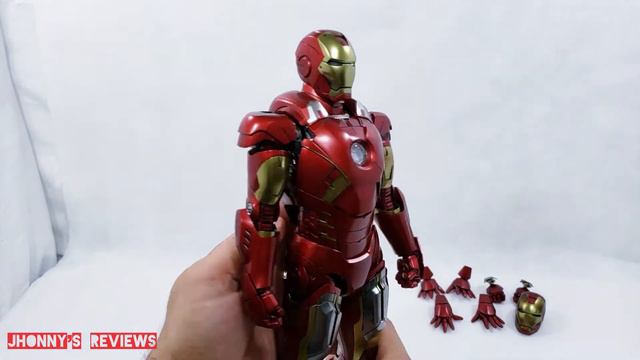 Iron Man Mark VII Diecast Hot  Toys (homen De Ferro Mark 7, Meu Primeiro Hot Toys)