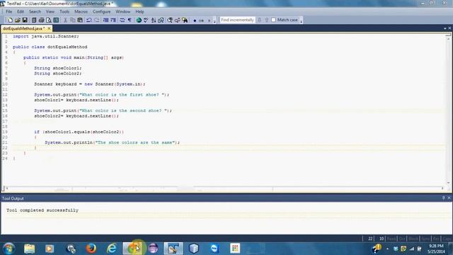 Java Lesson 4A: How to compare strings using the .equals method смотреть онлайн
