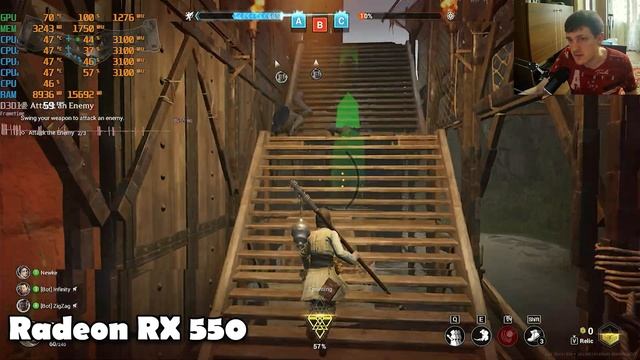 Warhaven на слабом пк RX550 смотреть онлайн
