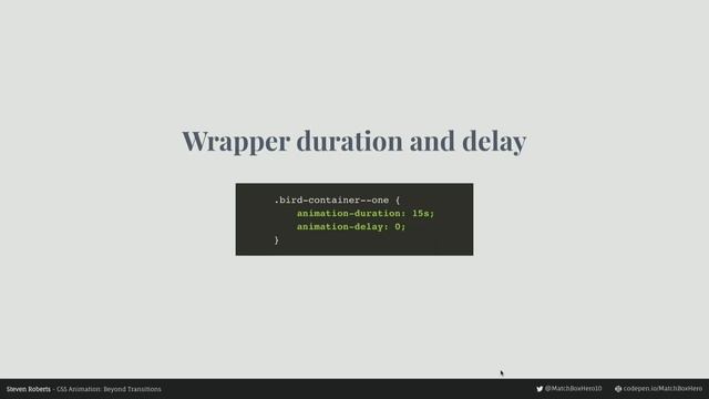 CSS Animation - Beyond Transitions by Steven Roberts | CSSConf BP 2019 смотреть онлайн