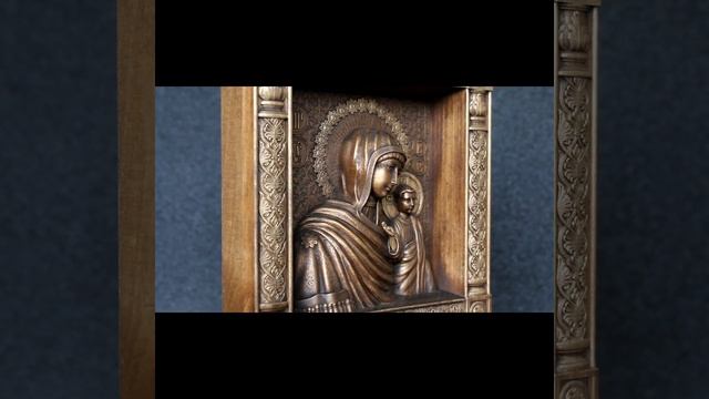 Die Gottesmutter von Kasan,Казанская Божия Матерь, резная икона ,Казанская смотреть онлайн