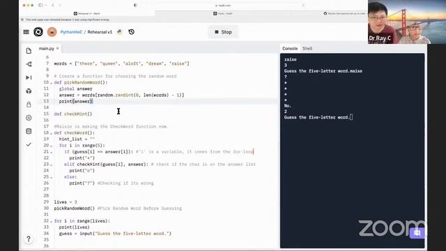 小老師教室 [Kingsley + Raisie]: Wordle in Python - Text-based Lesson 2/2 смотреть онлайн