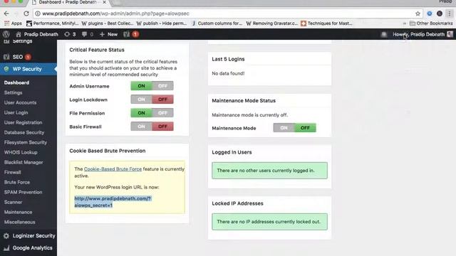 Fix: Login Block Issue by All In One WP Security & Firewall смотреть онлайн