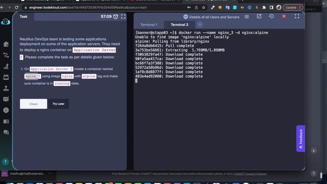 Run a Docker Container Kodekloud смотреть онлайн