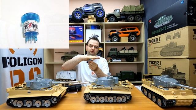 Танк Taigen Tiger-1 V3! Имитация выстрела с дымом и ИК-бой с HengLong! смотреть онлайн