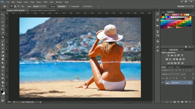 Photoshop CC 2017 - Patch Tool Secrets Tips смотреть онлайн