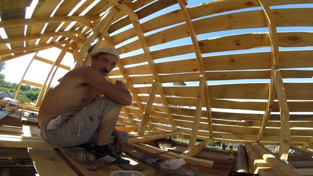 Газель NEXT. Крыша из необрезных досок своими руками. смотреть онлайн